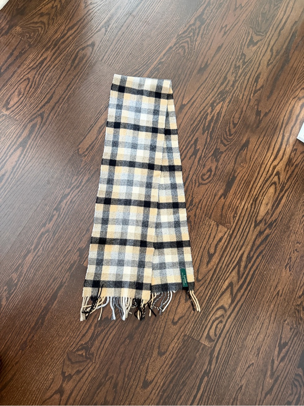 Lauren Ralph Lauren plaid tassel scarf